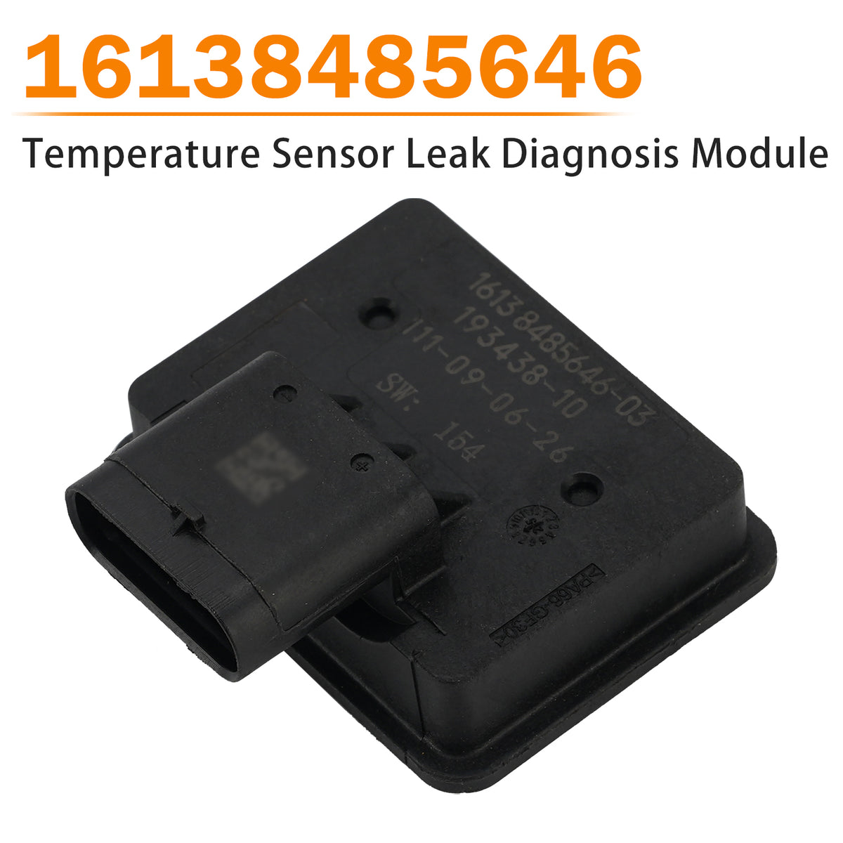 2021 BMW M850i Xdrive Gran Coupe Base 4.4L V8 - Gas Temperature Sensor Leak Diagnosis Module 16138485646 16137447412 Generic