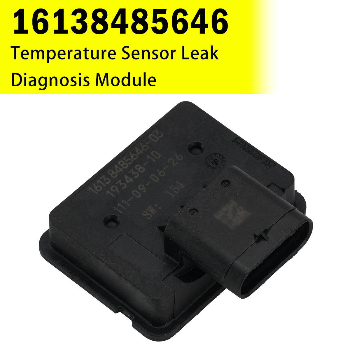 2022 BMW M340i Base 3.0L L6 - Gas Temperature Sensor Leak Diagnosis Module 16138485646 16137447412 Generic