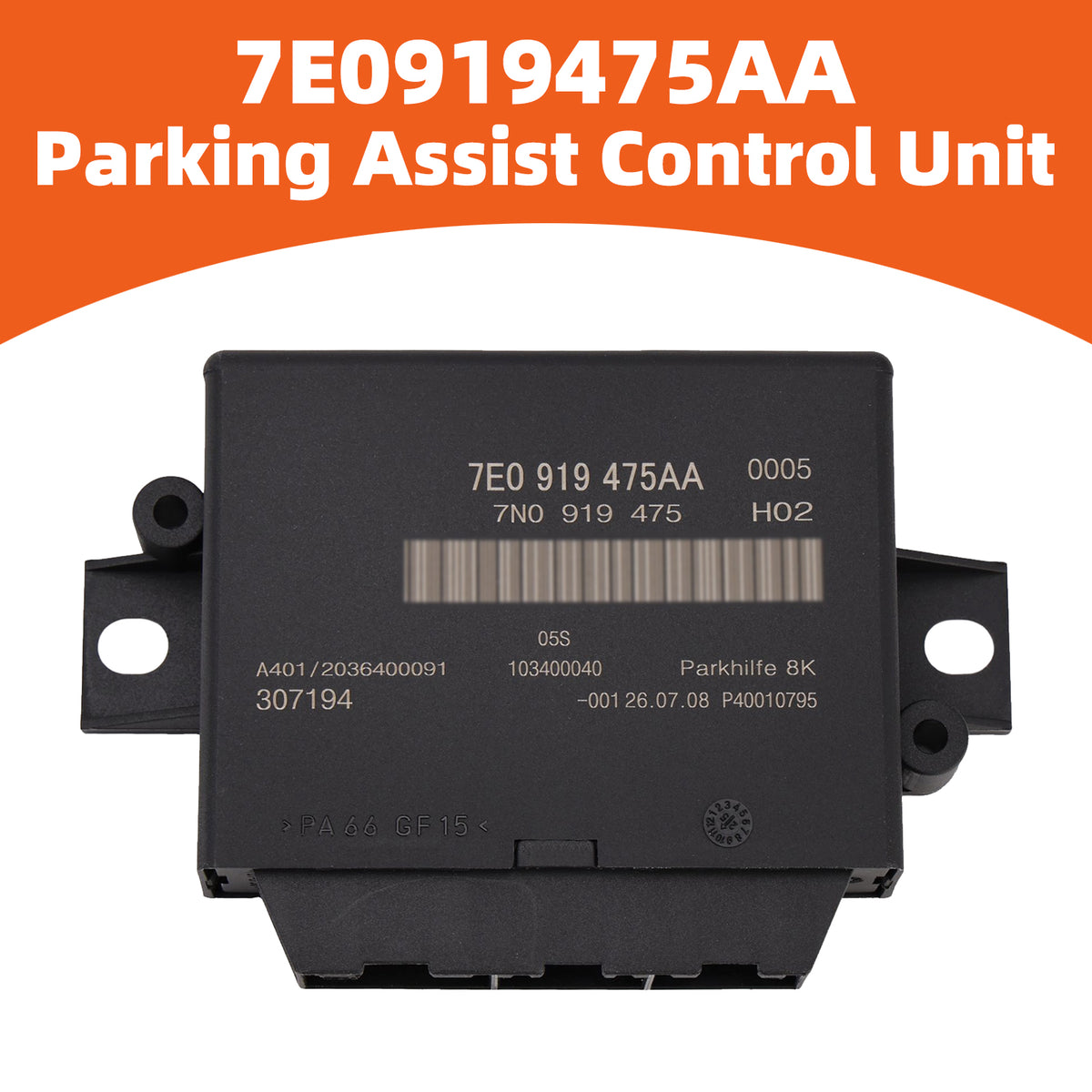 VW Amarok Parking Aid Park Assist Control Module 7E0919475AA Generic