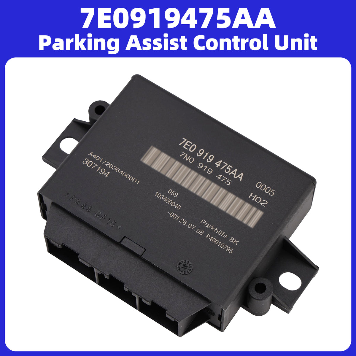 VW Transporter Parking Aid Park Assist Control Module 7E0919475AA Generic