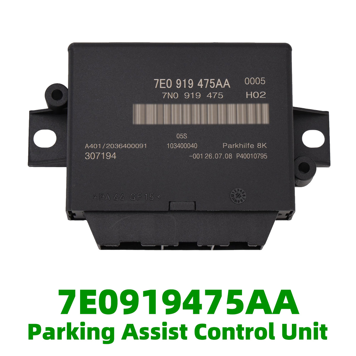 VW Caravelle Parking Aid Park Assist Control Module 7E0919475AA Generic