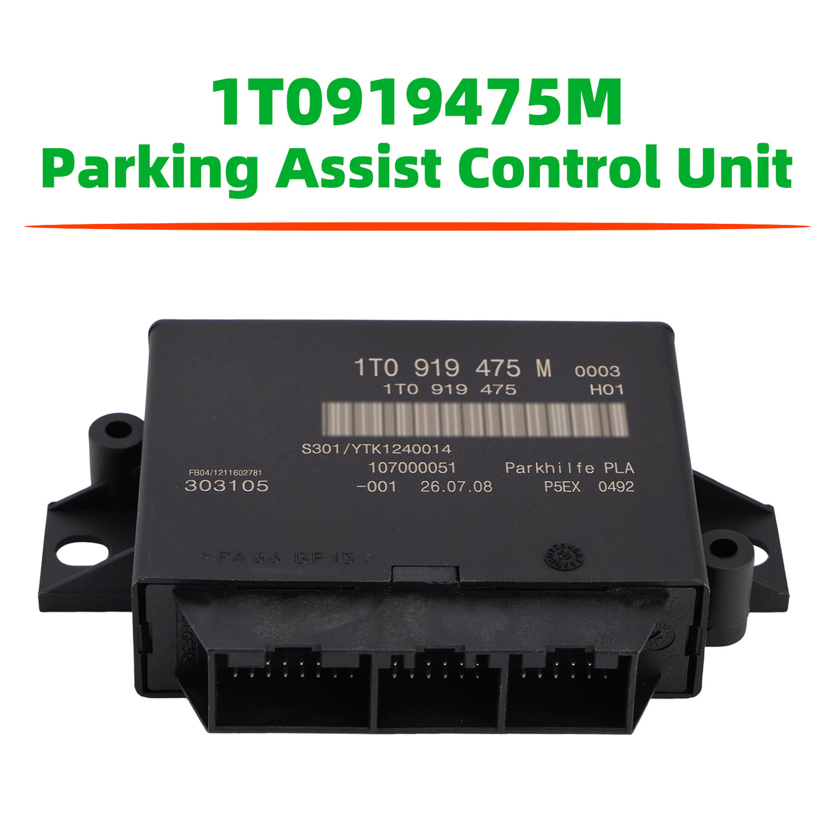 VW Passat CC Tiguan Golf Plus Parking Aid Park Assist Control Module 1T0919475M Generic
