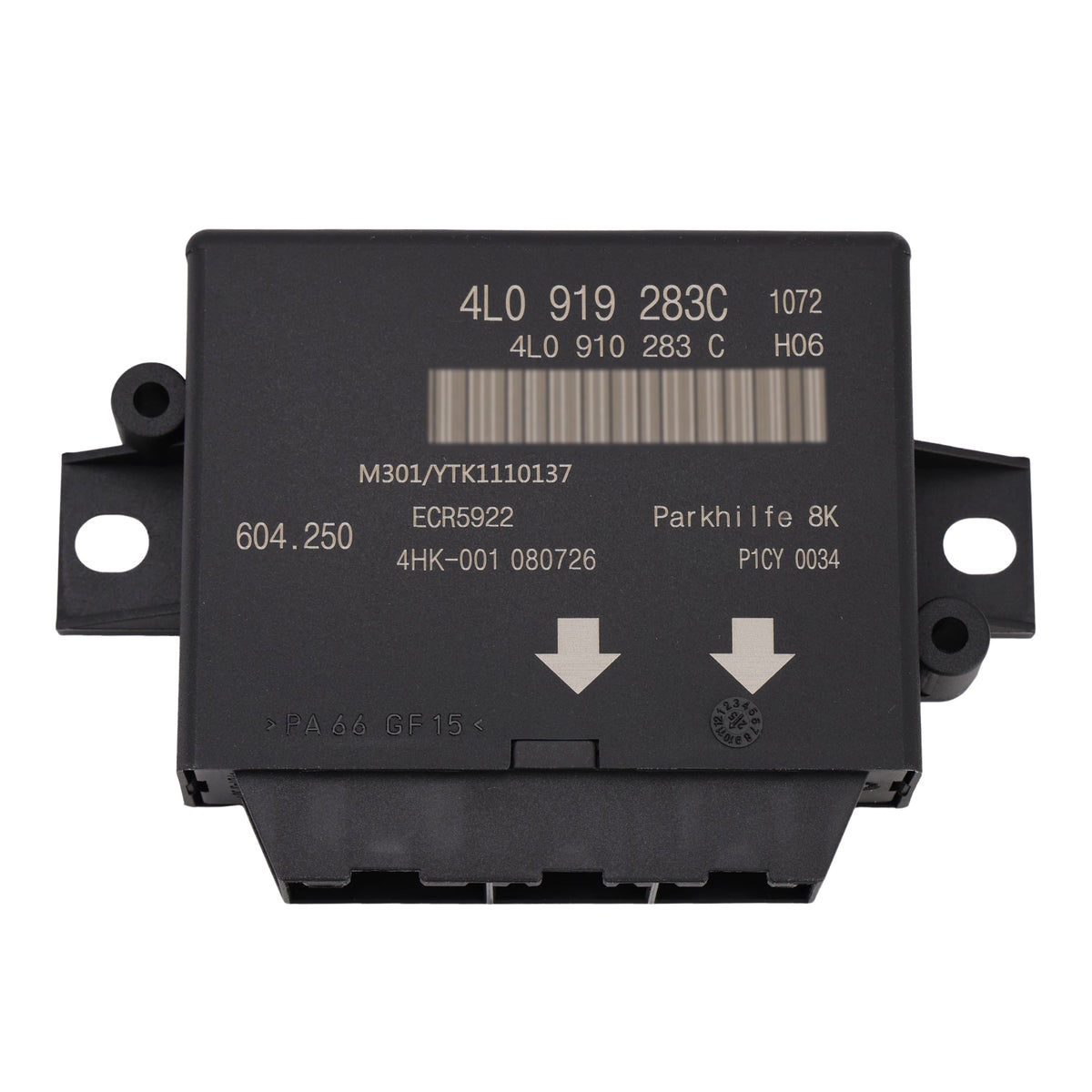 2007-2008 Audi A6 Parking Aid Park Assist Control Module 4L0919283C Generic