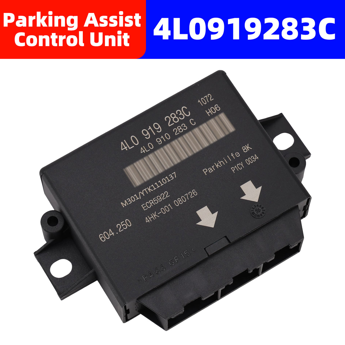 2007-2008 Audi A6 Parking Aid Park Assist Control Module 4L0919283C Generic
