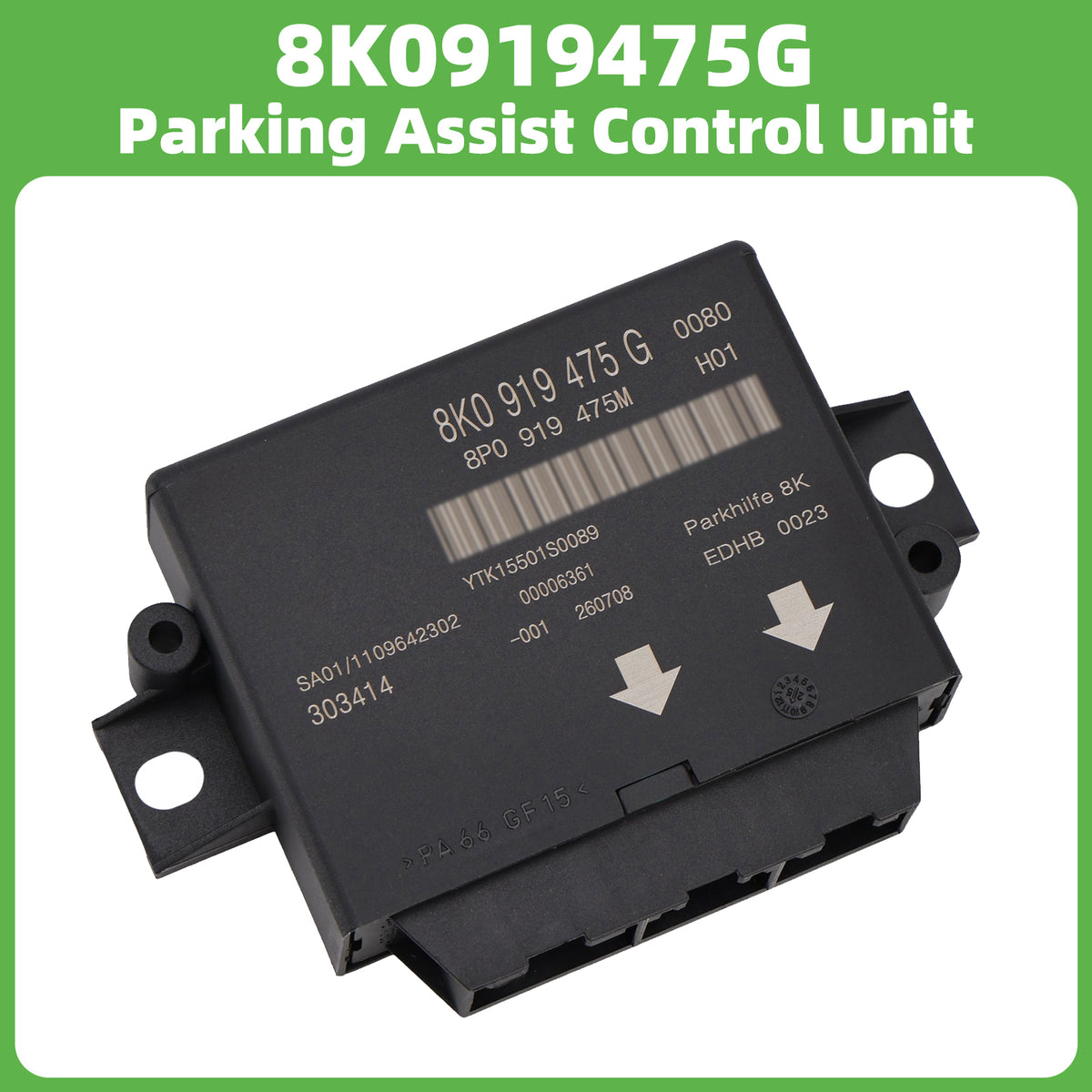Audi A5 S5 8T8 Parking Distance Assist Sensor Module Control Unit 8K0919475G Generic