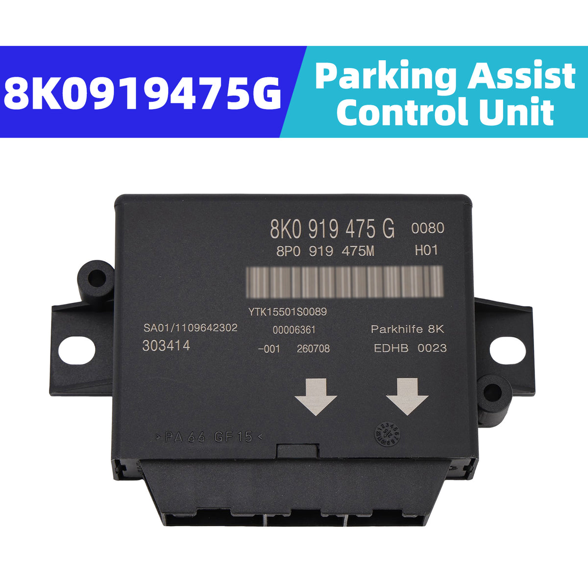 Audi A5 S5 8T8 Parking Distance Assist Sensor Module Control Unit 8K0919475G Generic