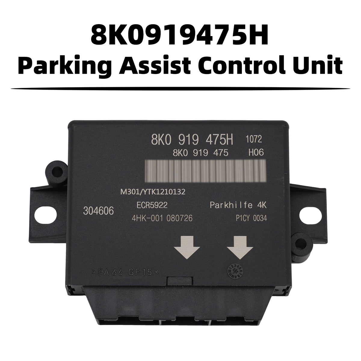 Audi A4 8K B8 Parking Distance Assist Sensor Module Control Unit 8K0919475T 8K0919475H Generic