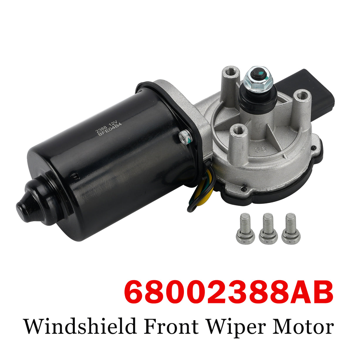 2007-2018 Jeep Wrangler JK Windshield Front Wiper Motor 68002388AB 68002388AA Generic