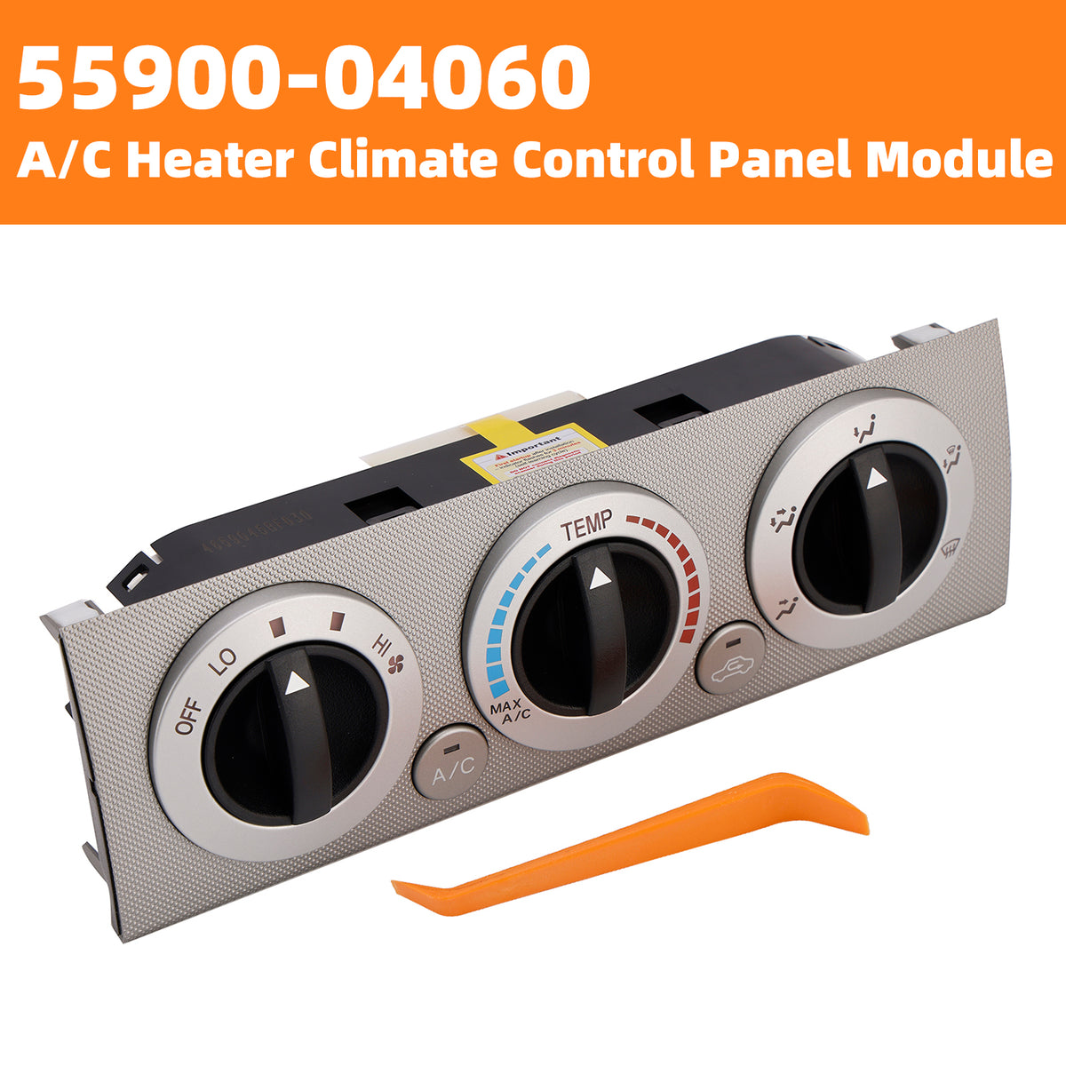 2009-2011 Toyota Tacoma 2.7L I4/4.0L V6 A C Heater Climate Control Panel Module 55900-04060 Generic