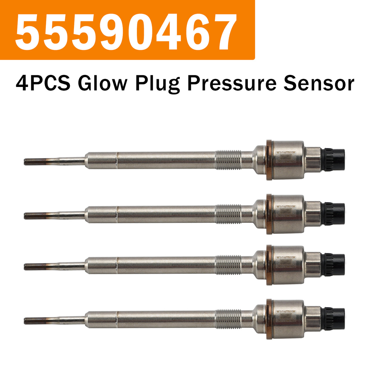 2013-2024 Vauxhall Cascade 4PCS Glow Plug Pressure Sensor 55590467 55579436 Generic