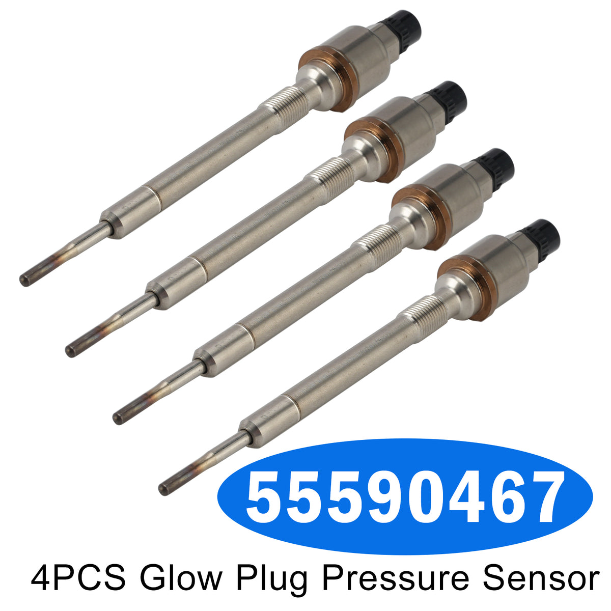2011-2025 Opel Zafira Tourer 4PCS Glow Plug Pressure Sensor 55590467 55579436 Generic