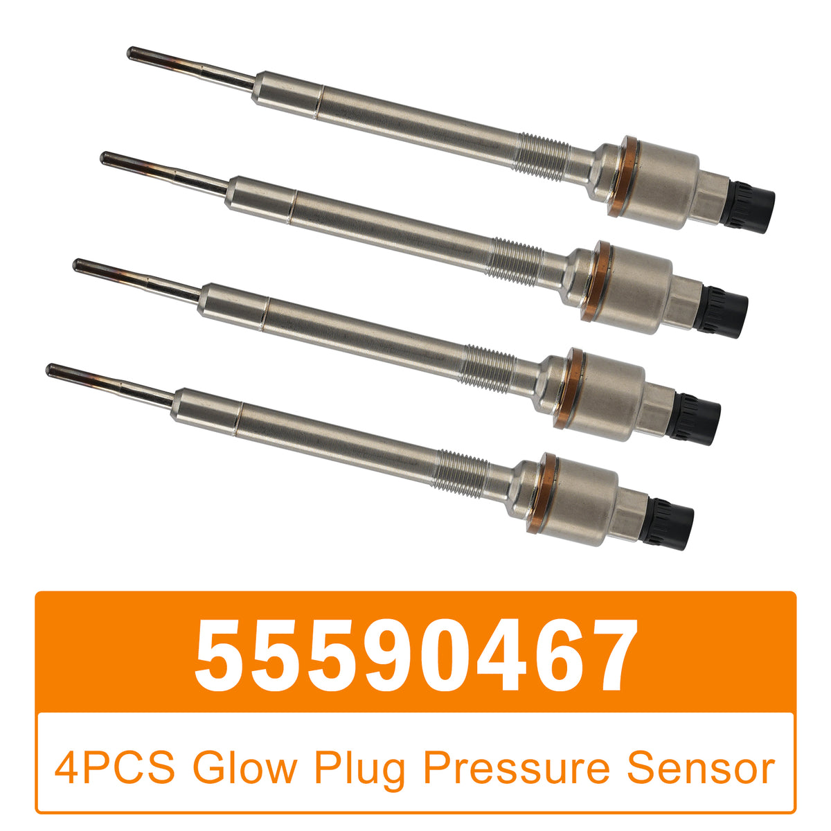 2009-2015 Opel Astra 4PCS Glow Plug Pressure Sensor 55590467 55579436 Generic