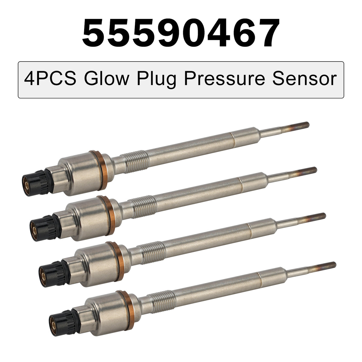 2013-2024 Vauxhall Cascade 4PCS Glow Plug Pressure Sensor 55590467 55579436 Generic