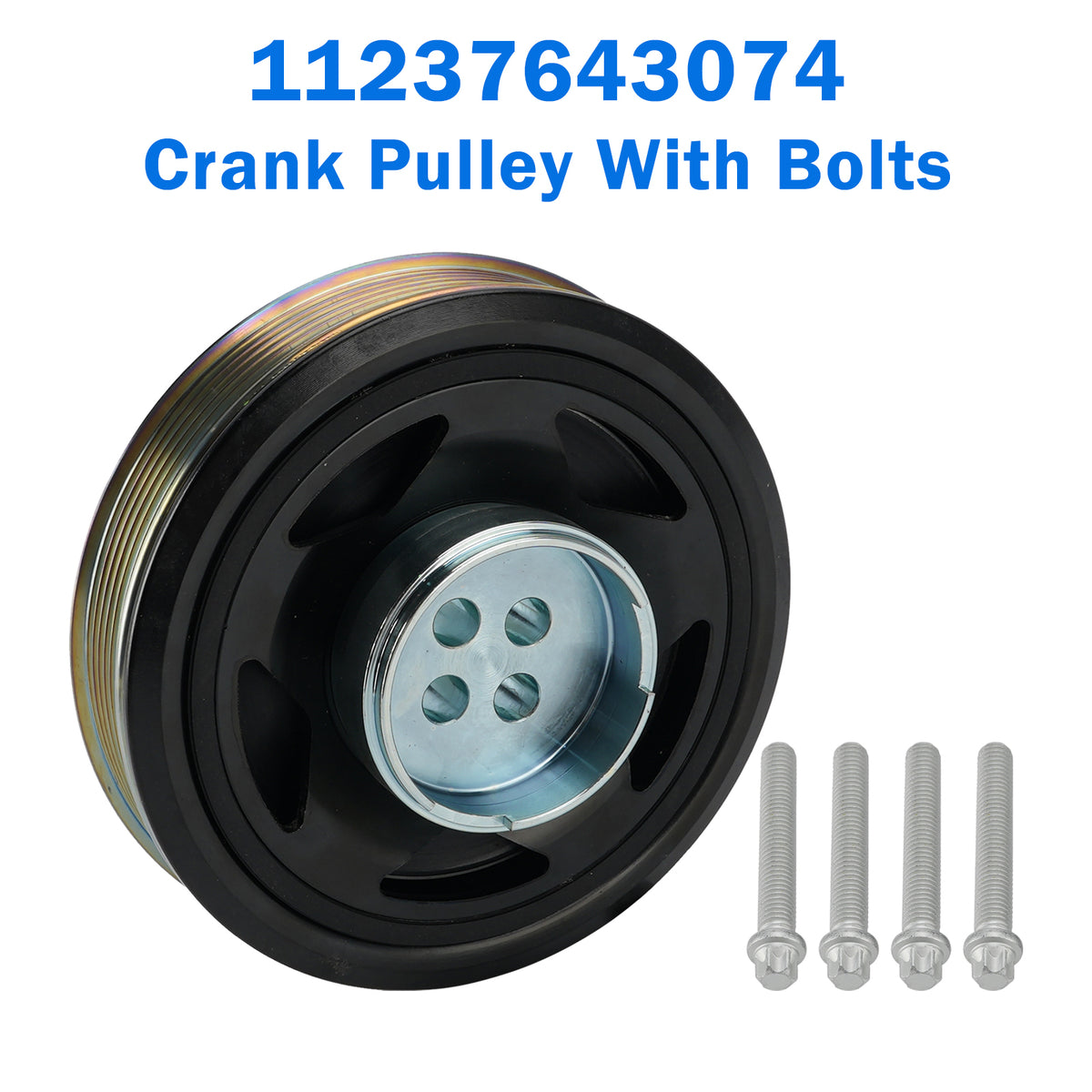 2013-2019 Mini Hatchback (F56) 1.5 Cooper D 1496 Ccm 116 Hp 12. Crank Pulley With Bolts 11237643074 11239888682 Generic