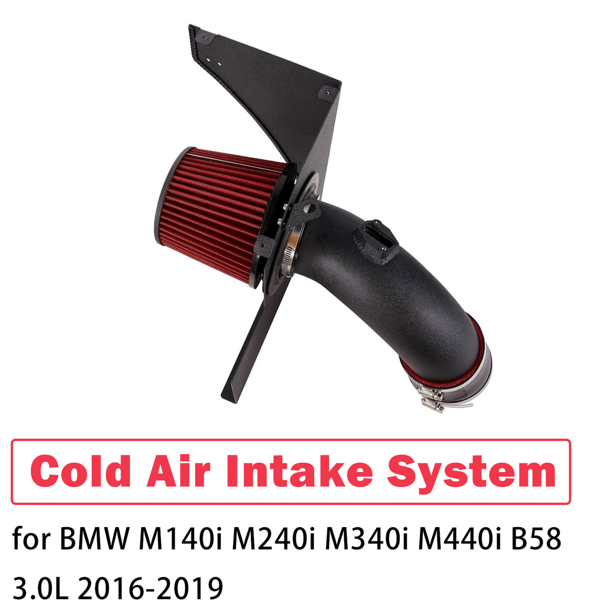 2016-2019 BMW 440i F32 F36 B58 3.0L Cold Air Intake System Generic