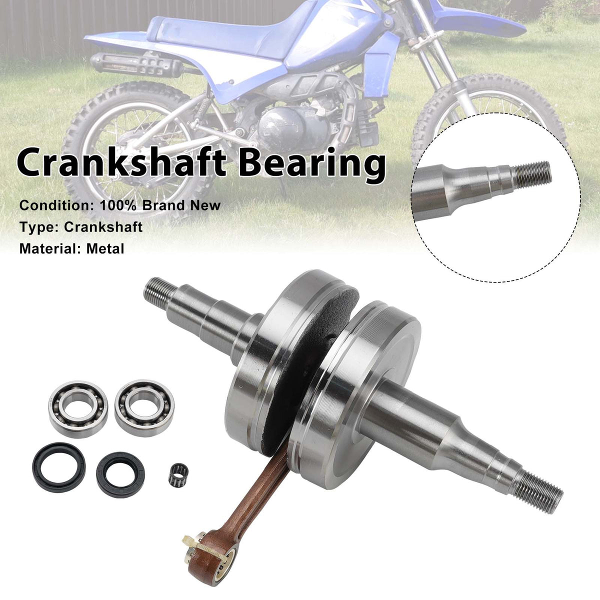 1983-1999 Yamaha PW80 Y-Zinger Crankshaft Bearing Generic