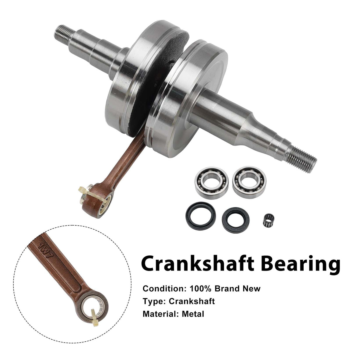 1983-1999 Yamaha PW80 Y-Zinger Crankshaft Bearing Generic