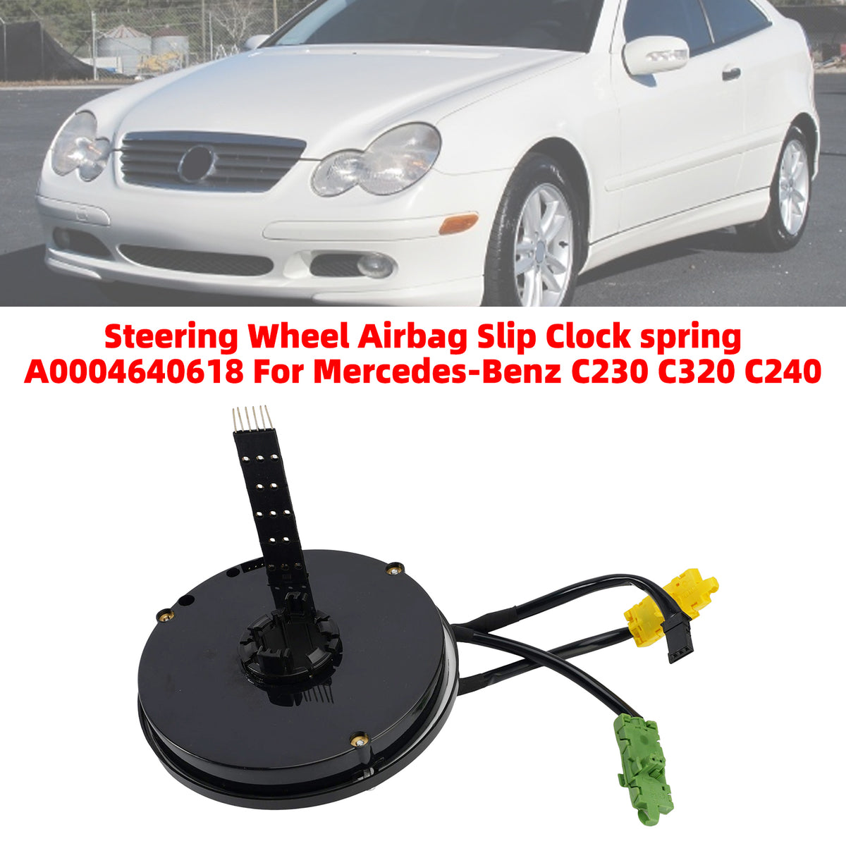 2002-2010 Mercedes-Benz CLK 350 Steering Wheel Airbag Slip Clock spring A0004640618 A2034640118 Generic