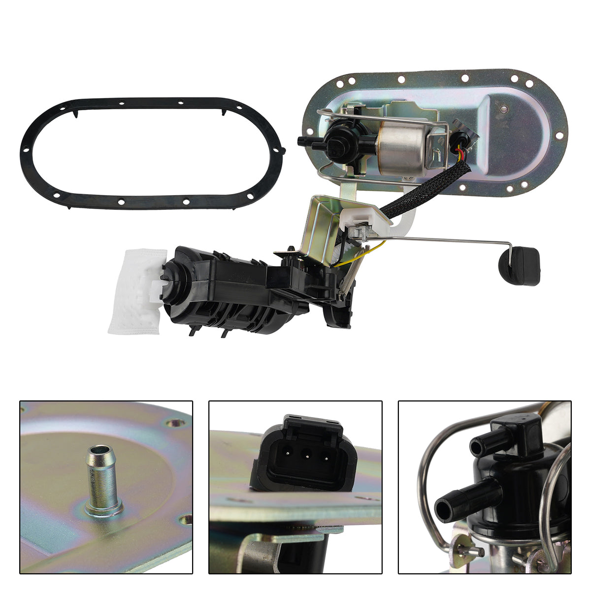 2005 Road King Custom EFI FLHRSI (Black Harness Connector on the Top Plate) Fuel Pump Assy Replacement 75227-04A Generic