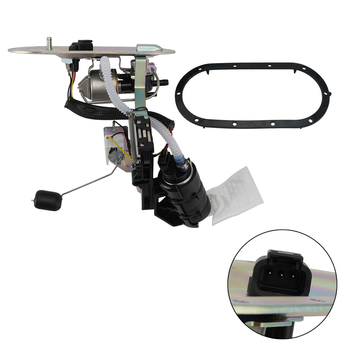2005 Road King Custom EFI FLHRSI (Black Harness Connector on the Top Plate) Fuel Pump Assy Replacement 75227-04A Generic