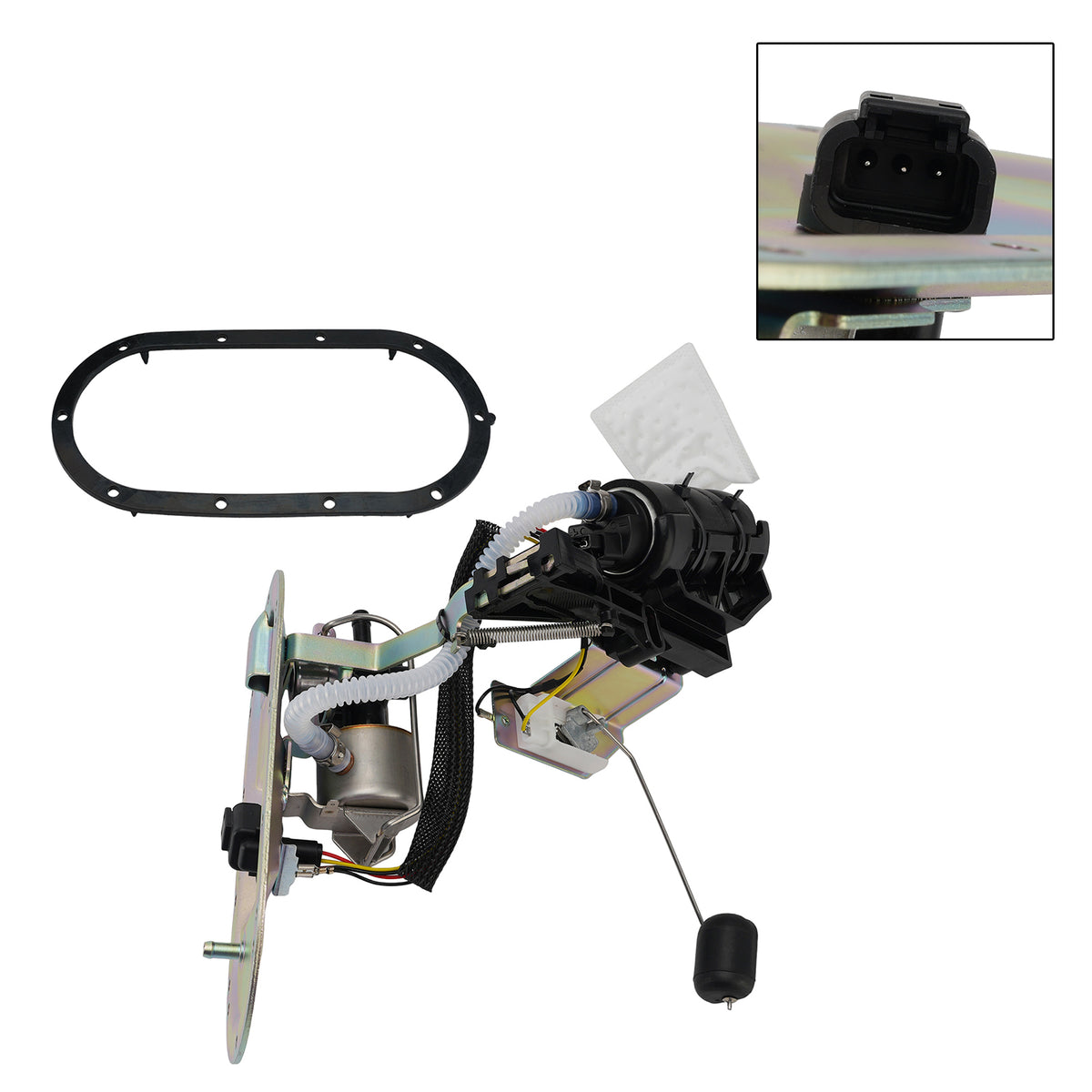 2005 Road King Custom EFI FLHRSI (Black Harness Connector on the Top Plate) Fuel Pump Assy Replacement 75227-04A Generic
