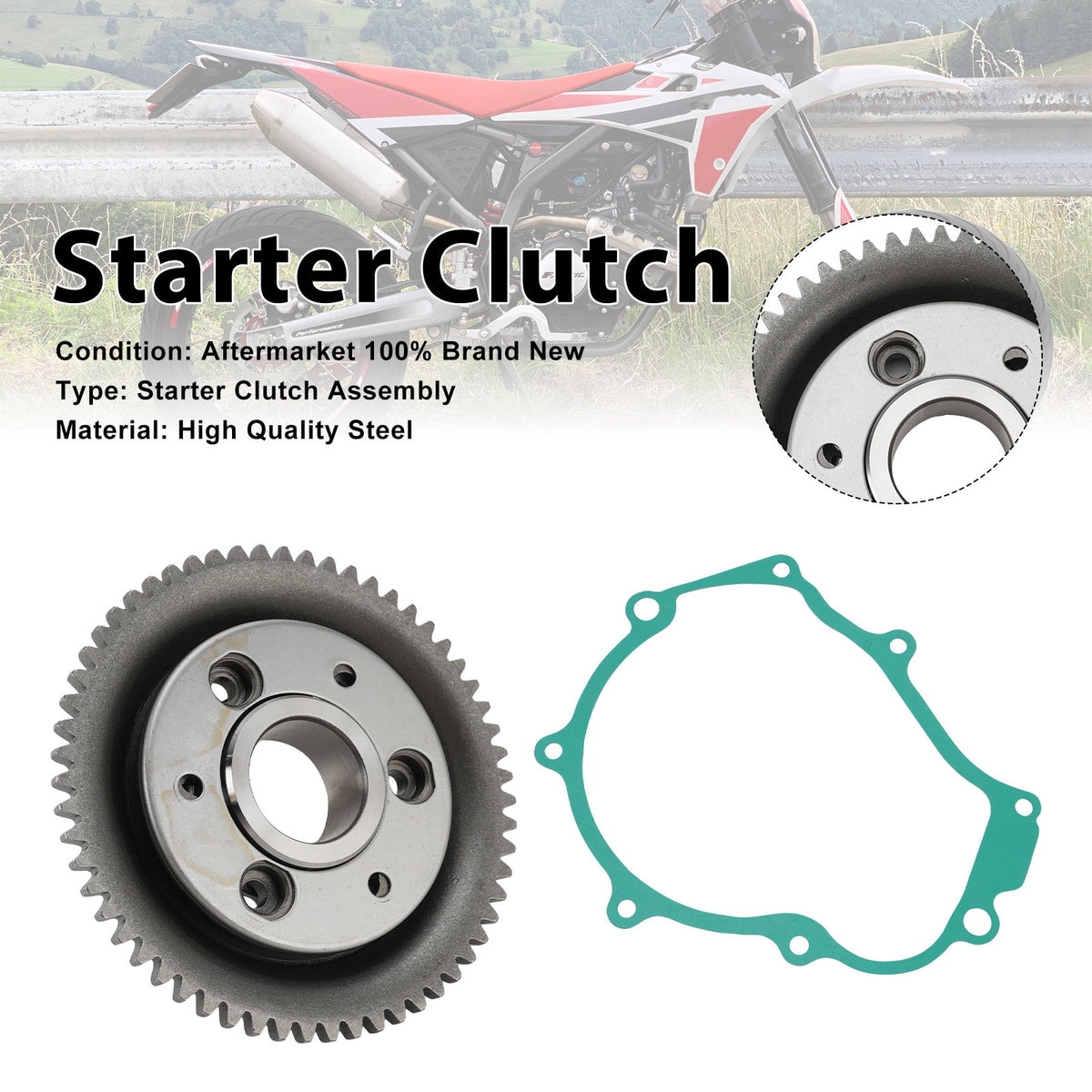 2021-2024 Fantic XMF125 One Way Starter Clutch Kits WR125-0222 WR125-0199 Generic