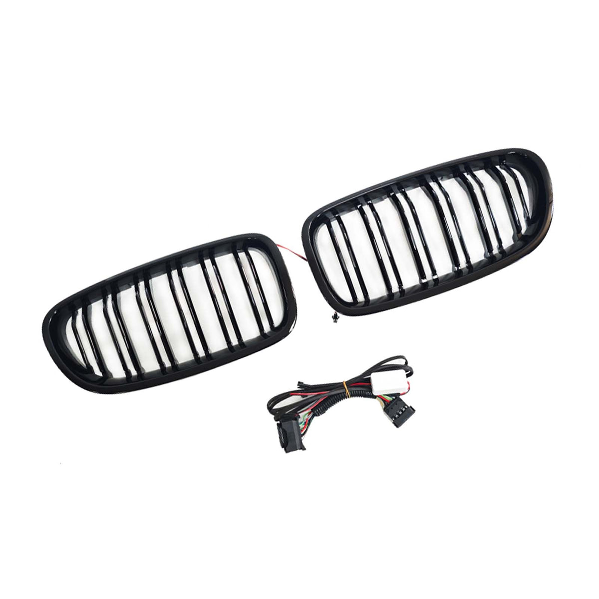 2009-2016 BMW 5-Series F10 Sedan Front Bumper Grill Grille W/LED Generic