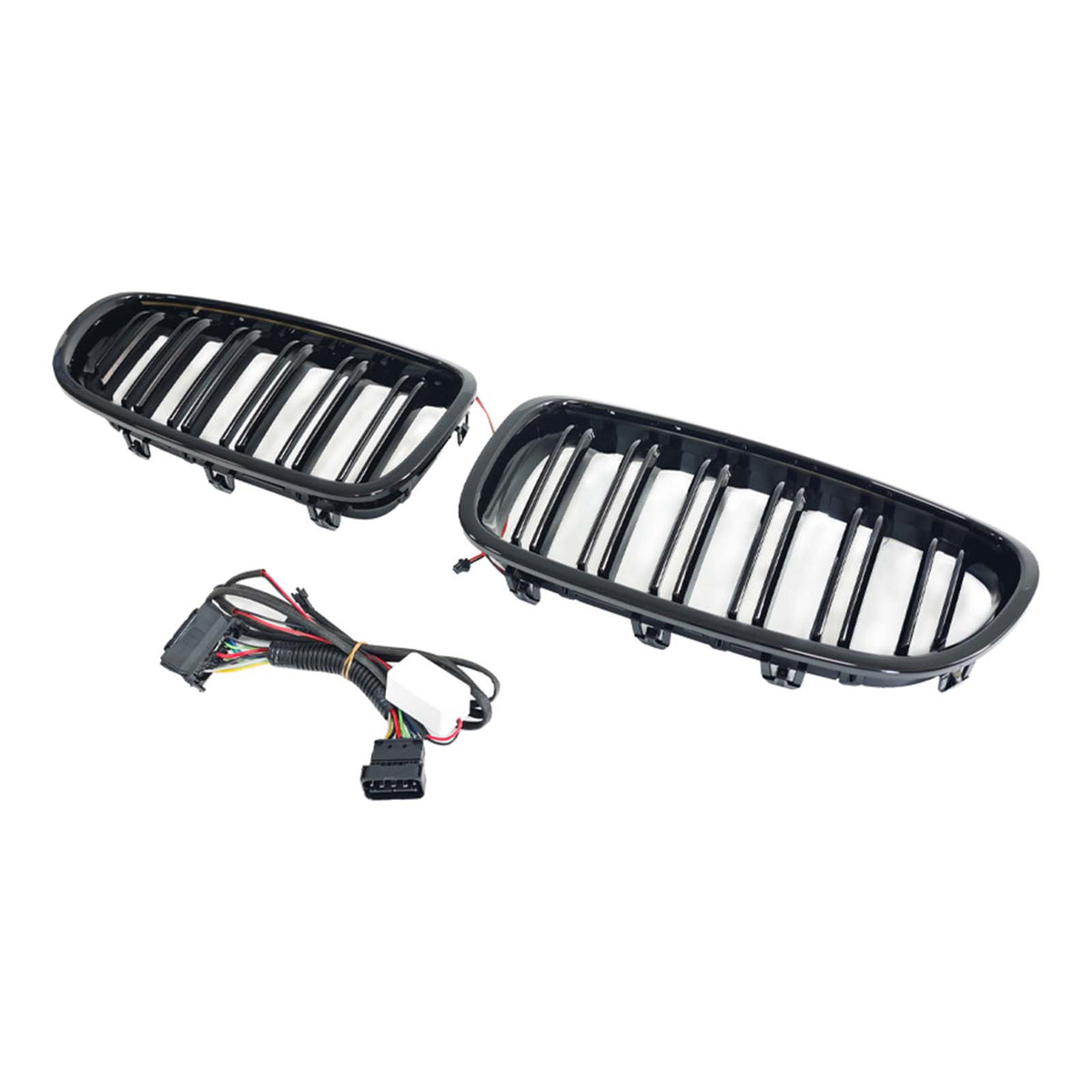 2009-2016 BMW 5-Series F10 Sedan Front Bumper Grill Grille W/LED Generic