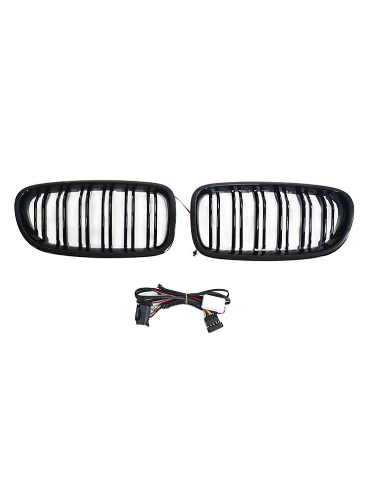 2009-2016 BMW 5-Series F10 Sedan Front Bumper Grill Grille W/LED Generic