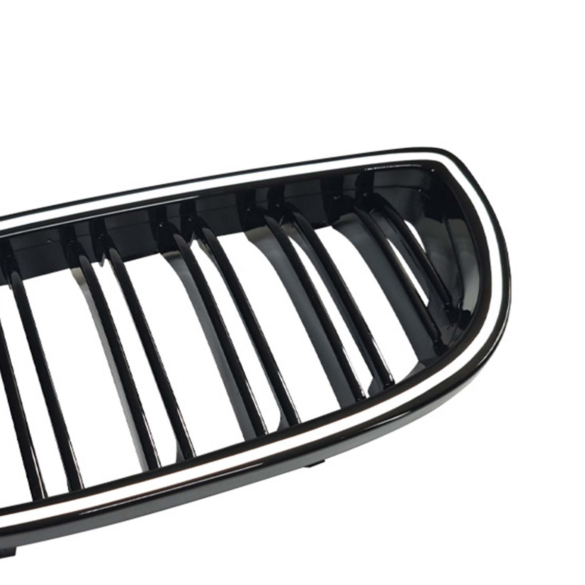 2010-2013 BMW 3-Series E92 Coupe Facelift Black Front Kidney Grill Grille W/LED 51137254969 51137254967 Generic