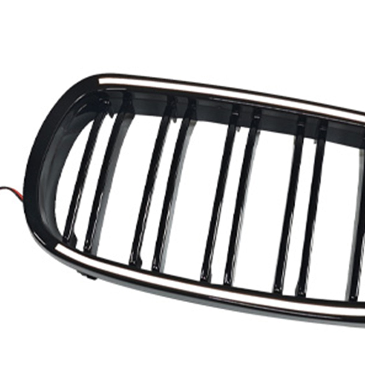 2010-2013 BMW 3-Series E92 Coupe Facelift Black Front Kidney Grill Grille W/LED 51137254969 51137254967 Generic