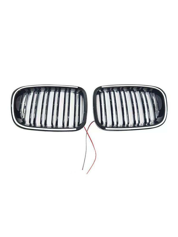 1999-2001 BMW 3 Series E46 4-Door Pre-LCI Black Front Bumper Grille W/LED Generic