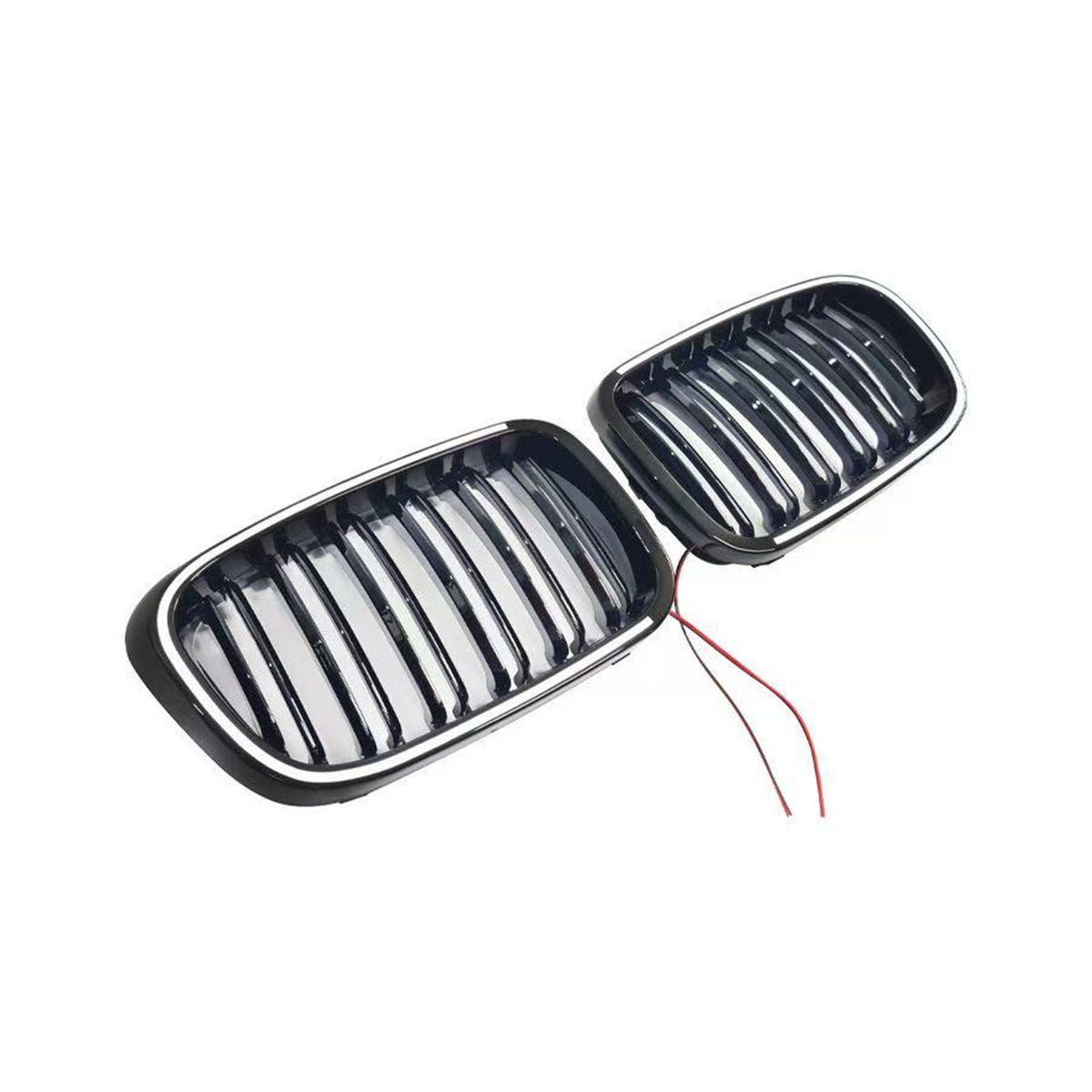 1999-2001 BMW 3 Series E46 4-Door Pre-LCI Black Front Bumper Grille W/LED Generic