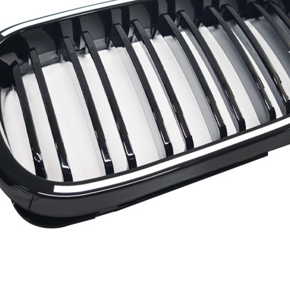 2002-2005 BMW 3 Series E46 4-Door LCI Black Front Bumper Grille W/LED Generic