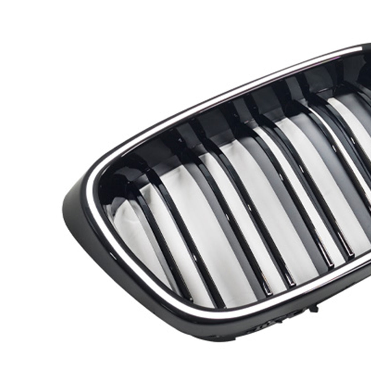1997-2004 BMW 5-Series E39 Touring Gloss Black Front Kidney Grill Grille W/LED Generic