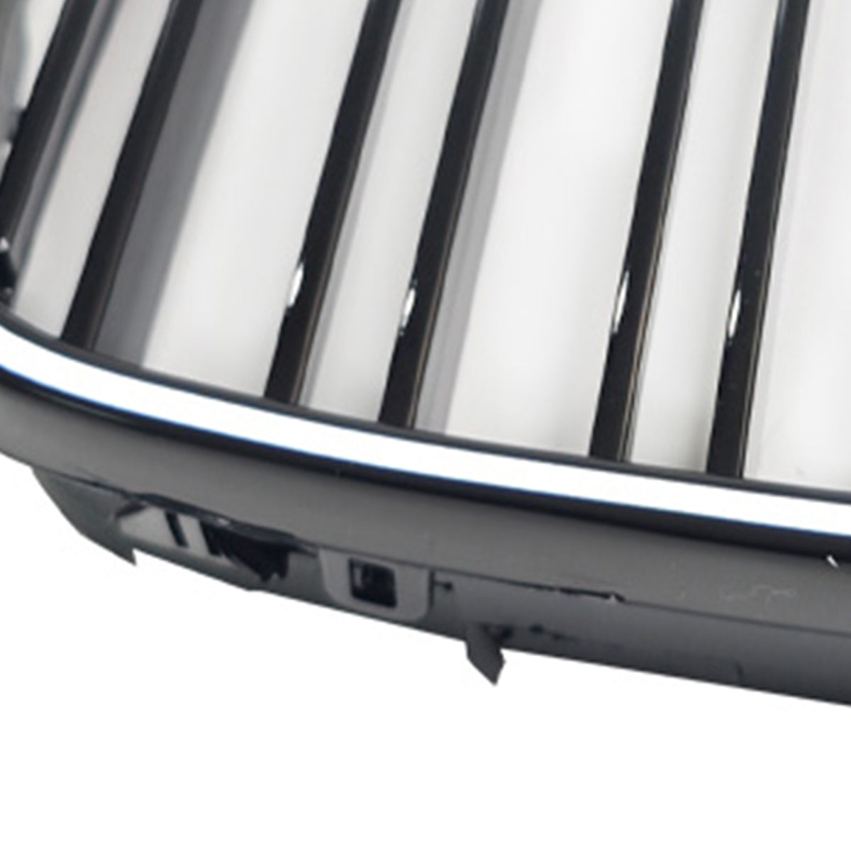 1995-2003 BMW 5-Series E39 Sedan Gloss Black Front Kidney Grill Grille W/LED Generic