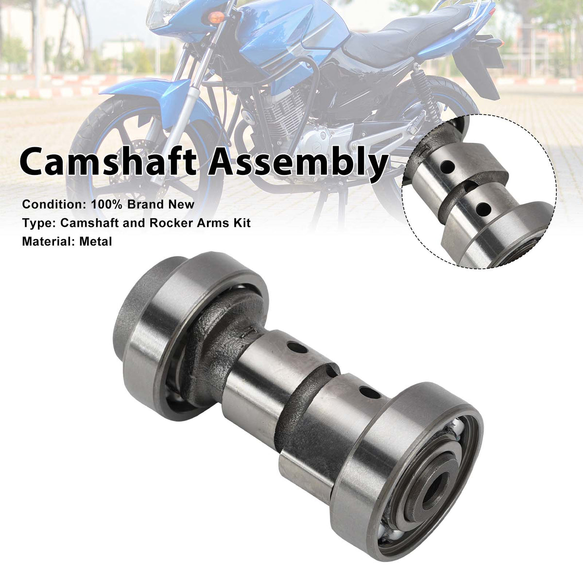 2005-2020 Yamaha YBR150 Motorcycle Camshaft Assembly Generic
