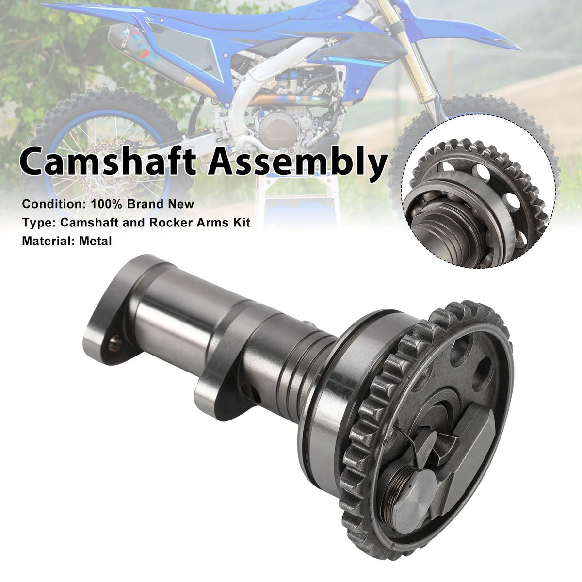 2001-2013 Yamaha YZ250F / WR250F Camshaft Assembly 4054-2IN Generic