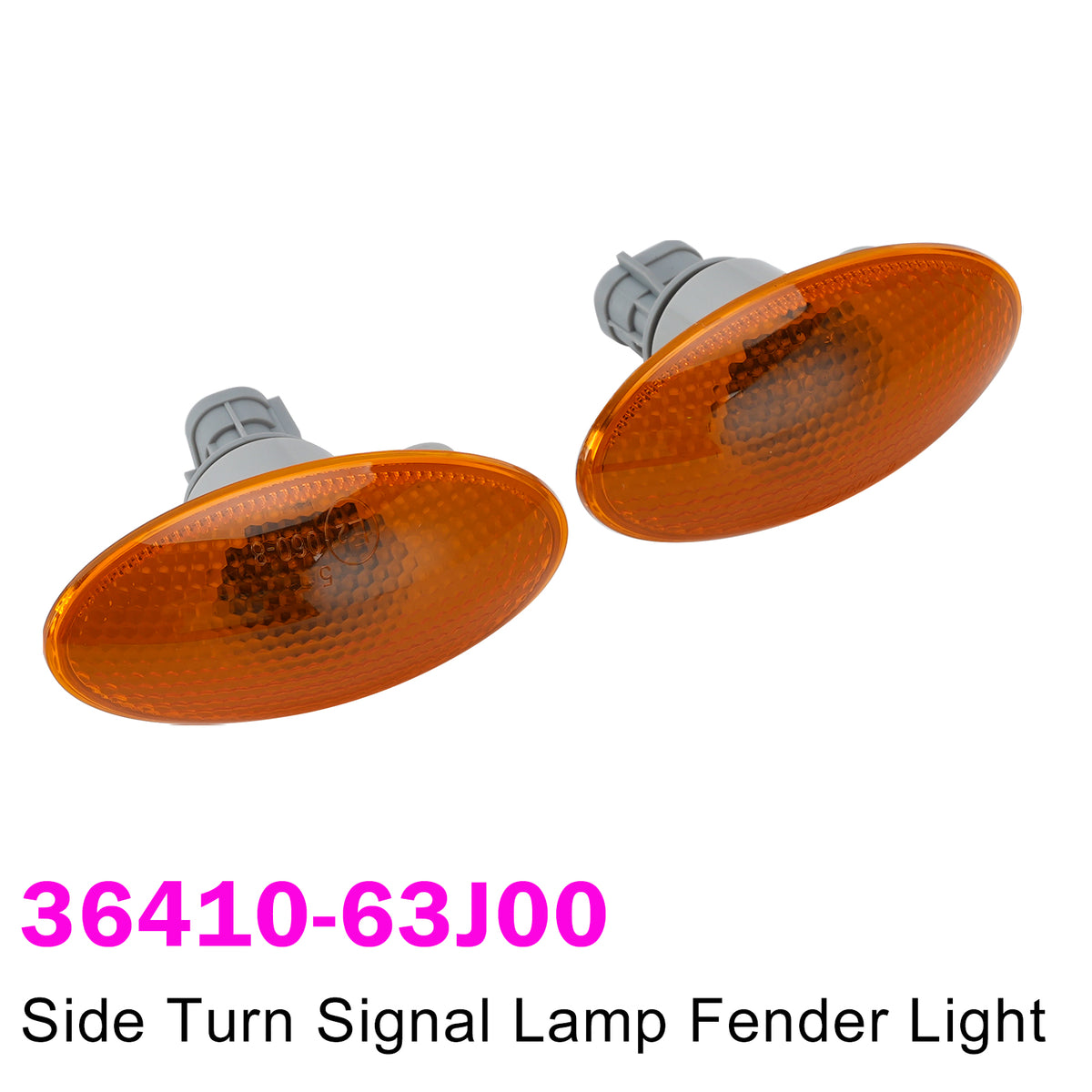 2016- Suzuki Baleno Side Turn Signal Lamp Fender Light Amber 36410-63J00 36410-63J20 Generic