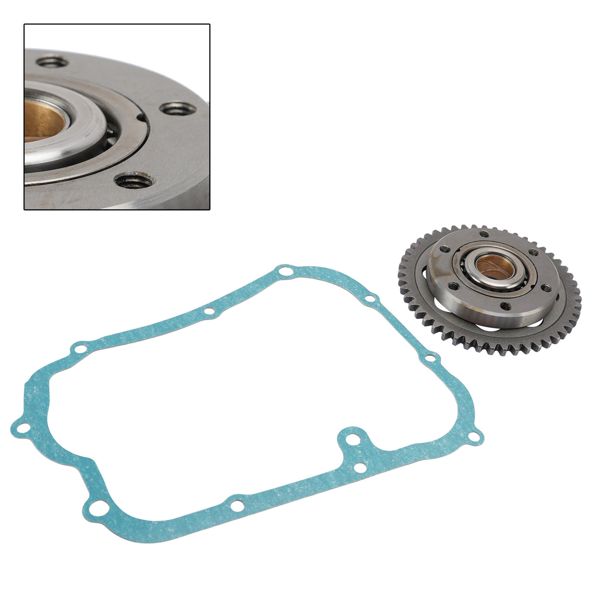 Linhai ATV 420 PROMAX T3b Starter Clutch One Way & Stator Cover Gasket 23617 23705 Generic