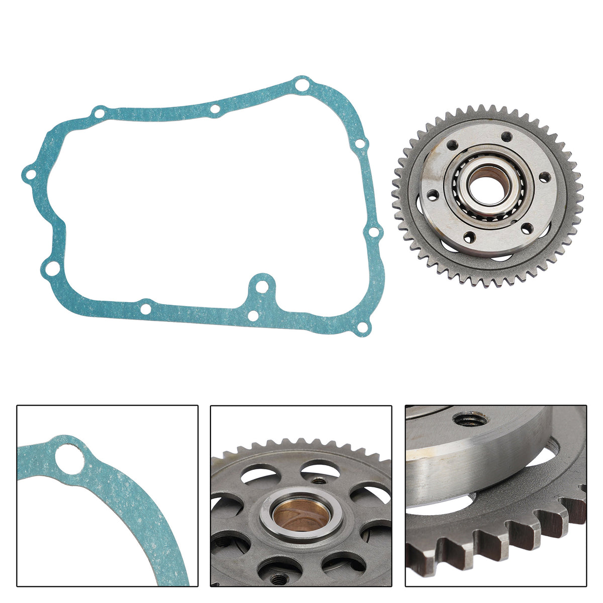 Linhai ATV 300 T3b EFI Starter Clutch One Way & Stator Cover Gasket 23617 23705 Generic