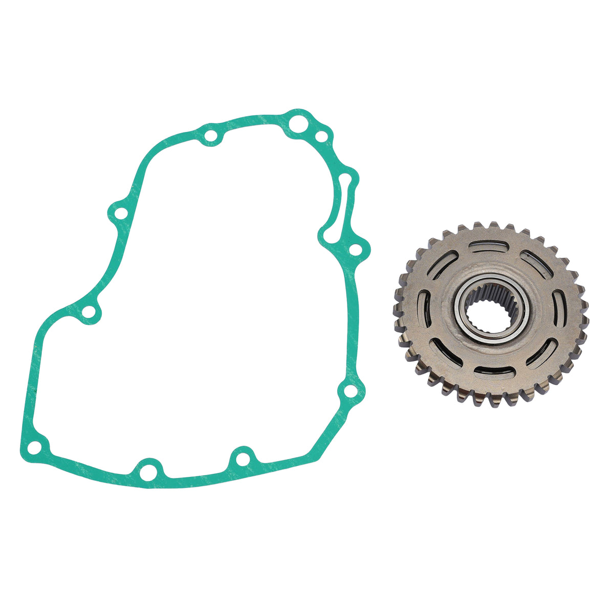 2006-2009 Honda TRX450R TRX 450 R Starter Clutch One Way & Stator Cover Gasket 11395-HP1-600 13415-MEY-670 Generic
