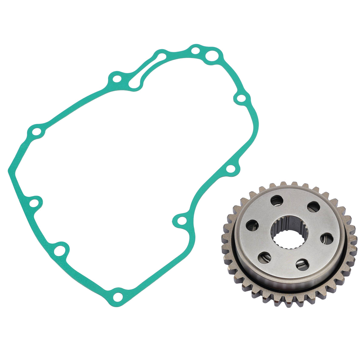 2006-2009 Honda TRX450R TRX 450 R Starter Clutch One Way & Stator Cover Gasket 11395-HP1-600 13415-MEY-670 Generic