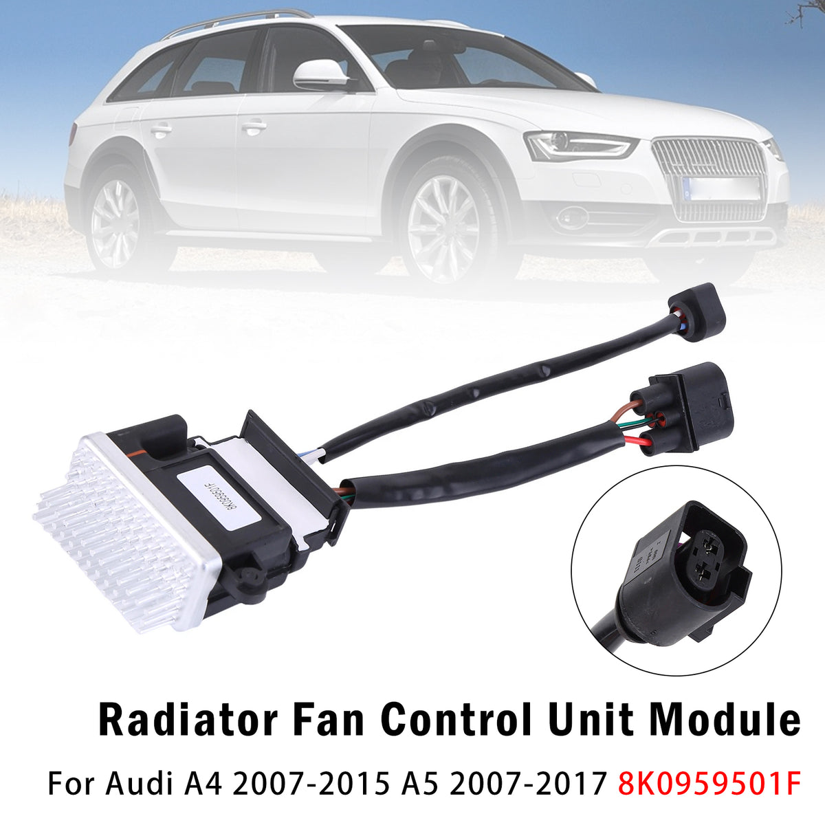 2011-2018 Audi Q3 Radiator Fan Control Module 8K0959501F 8K0910501F Generic