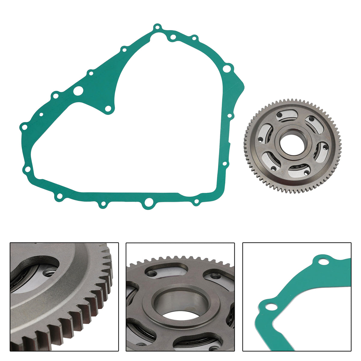 2016-2017 Arctic Cat Alterra 400 Starter Clutch One Way & Stator Cover Gasket 0830-057 0815-023 Generic