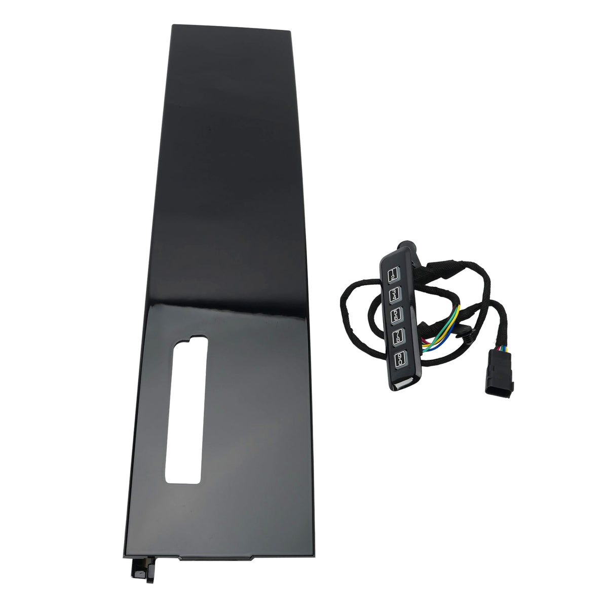 2015-2025 Ford F-150 B Pillar Molding Trim w/Door Keyless Entry Keypad FL3Z-1520555-SB FL3Z-1520555-SC Generic