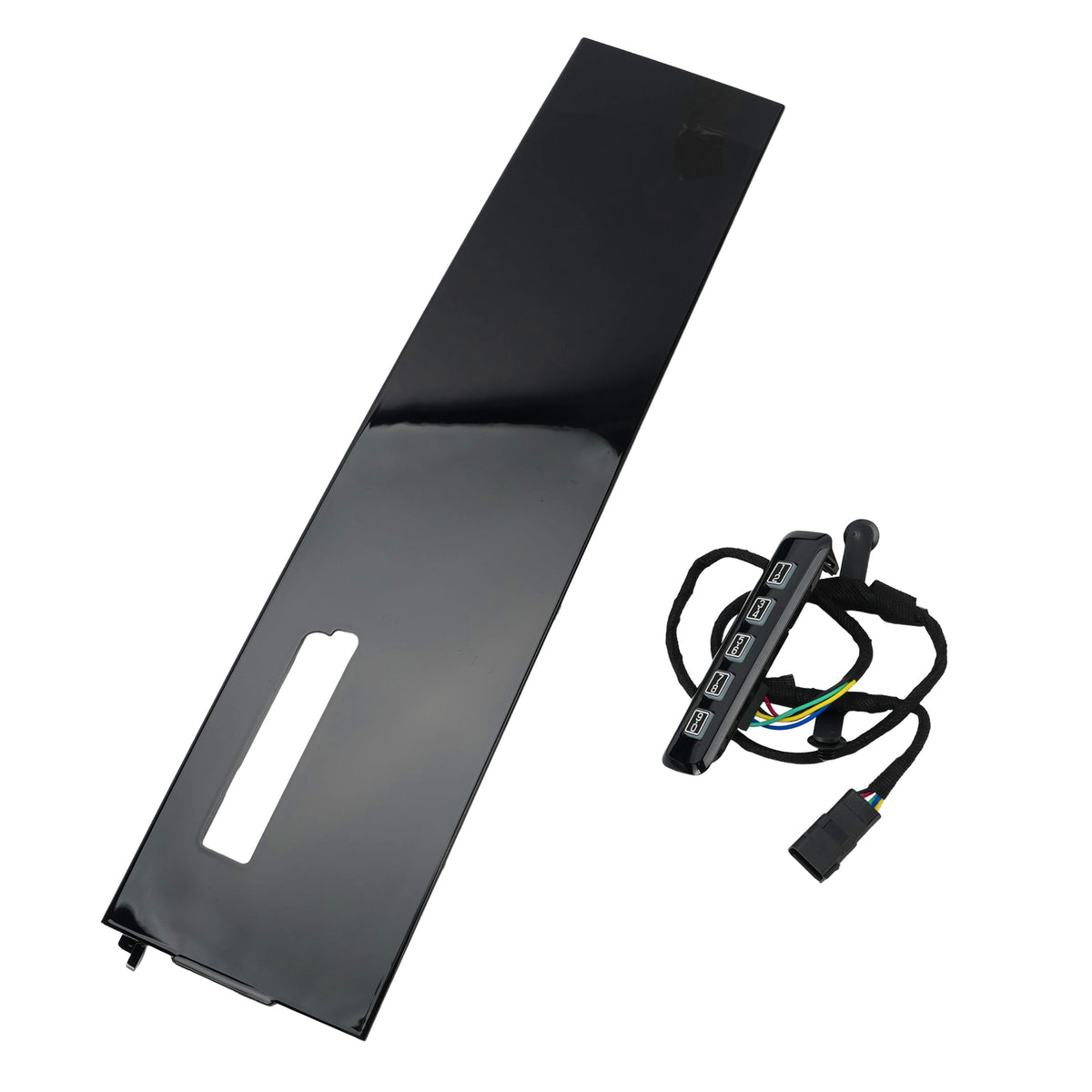 2022-2025 Ford F-150 Lightning B Pillar Molding Trim w/Door Keyless Entry Keypad FL3Z-1520555-SB FL3Z-1520555-SC Generic