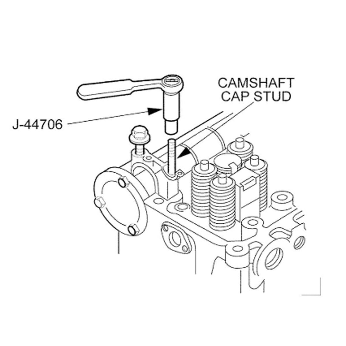 Detroit Diesel 60 Series Engine Rocker Arm Shaft Socket J-44706 J-36003-A Generic