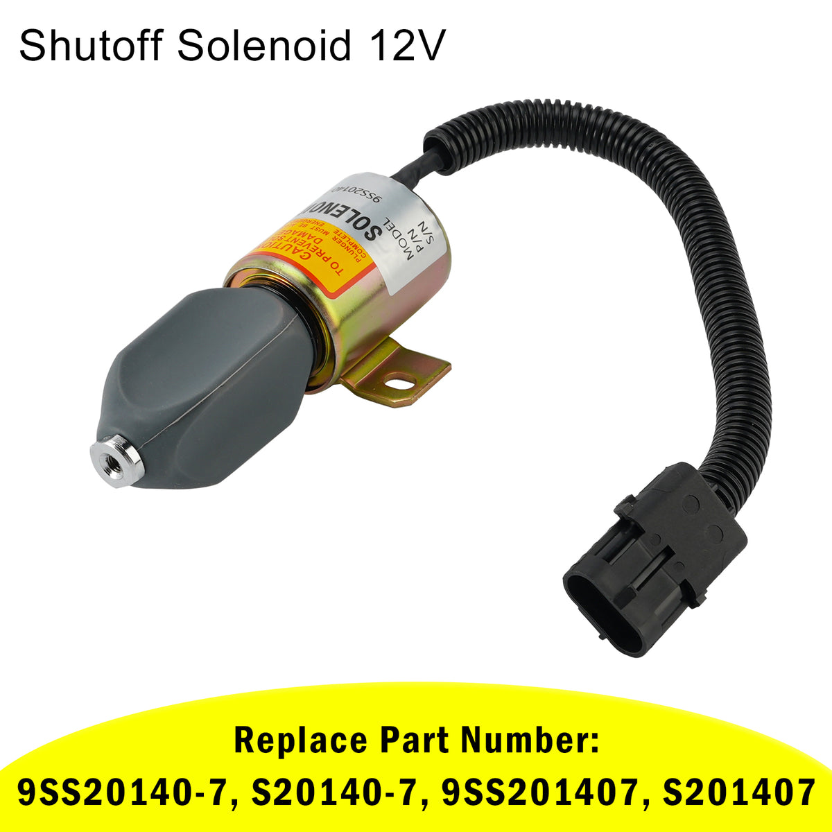 SA-400I 12459 Shutoff Solenoid 9SS20140-7 S20140-7 Generic