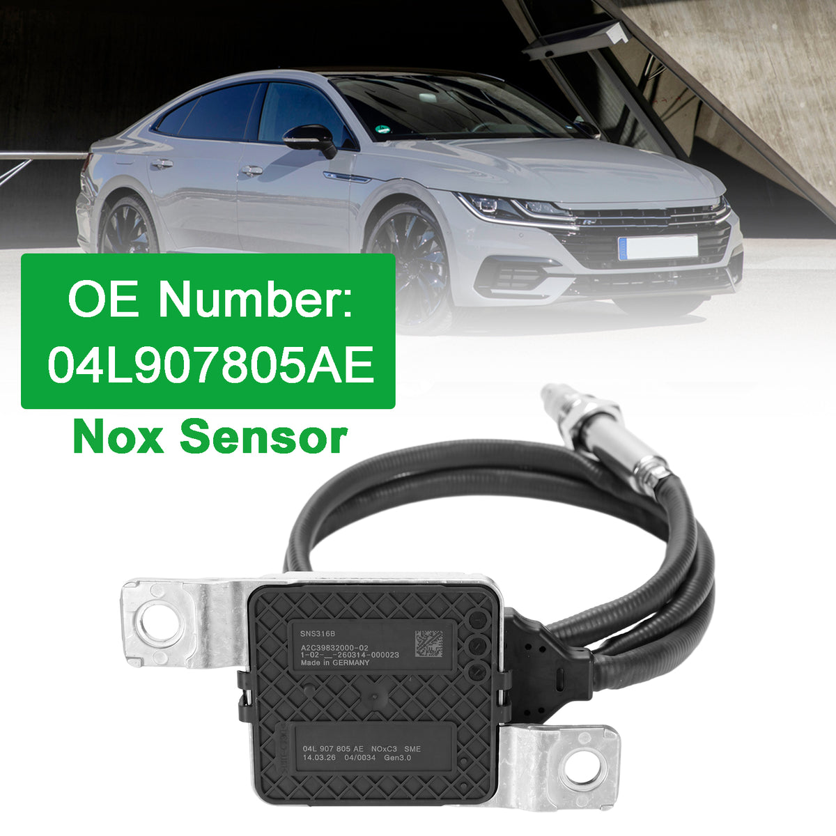 VW Arteon Passat B8 Skoda Superb III 04L907805AE NOx Sensor Generic